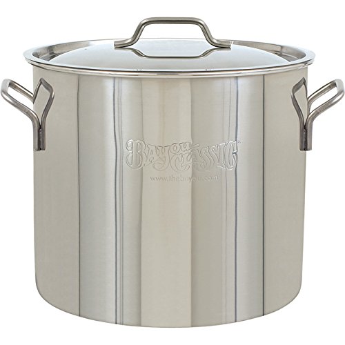 Stainless Steel Brew Kettle Stockpot with Lid 40 Quart M693