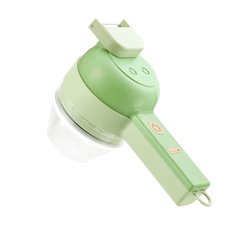 Electric Vegetable Cutter Set 4 in 1 Portable Rechargeable Wireless Food Processor H433979
