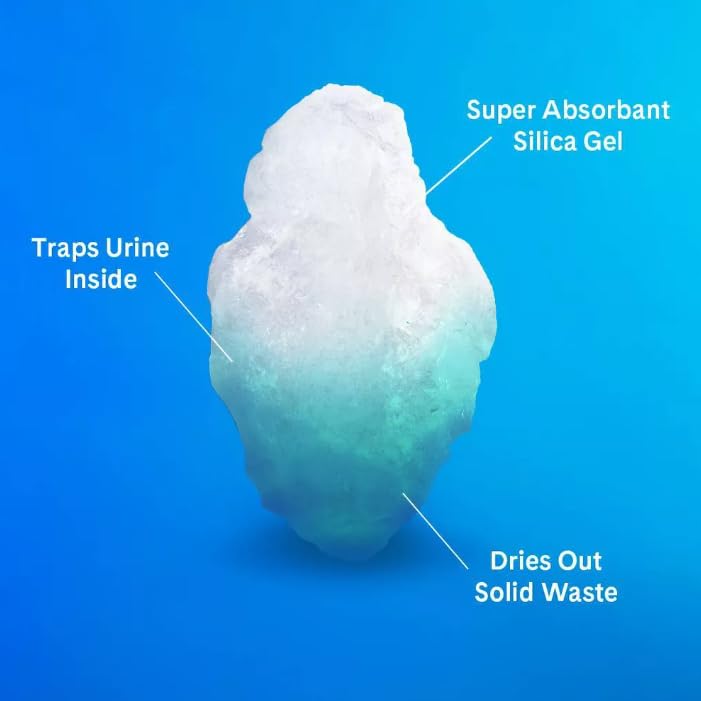 10 lb Unscented Silica Gel Cat Litter N491