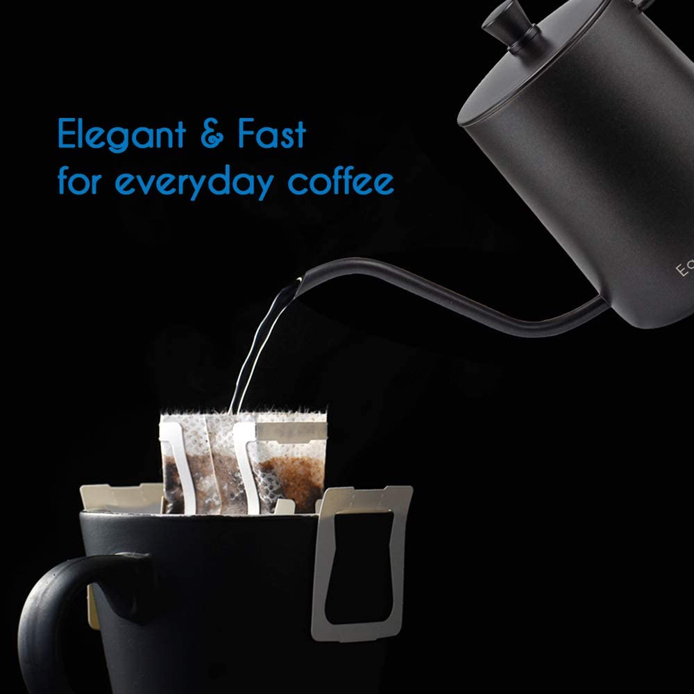 French Press and Gooseneck Pour Over Coffee Kettle 12 oz Stainless Steel T16566