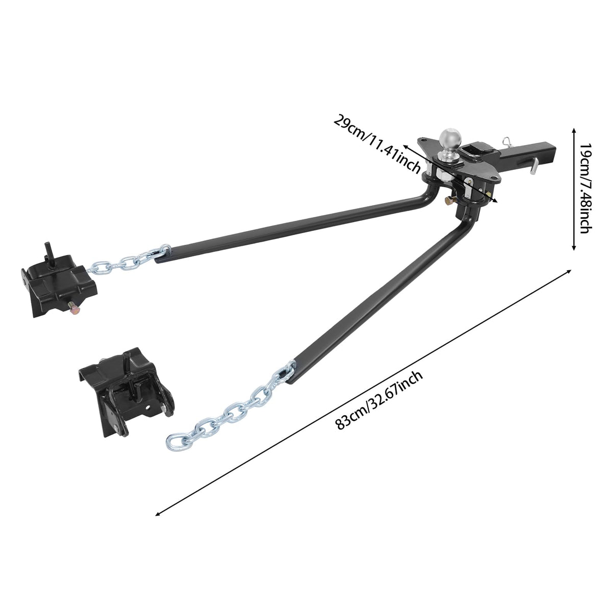 14000Lbs Weight Distribution Hitch with Sway Control L399881