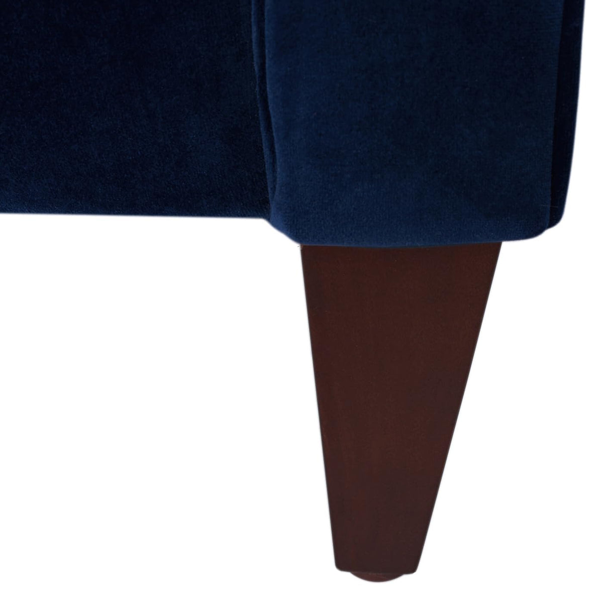 Navy Blue Velvet Tufted Sofa L257