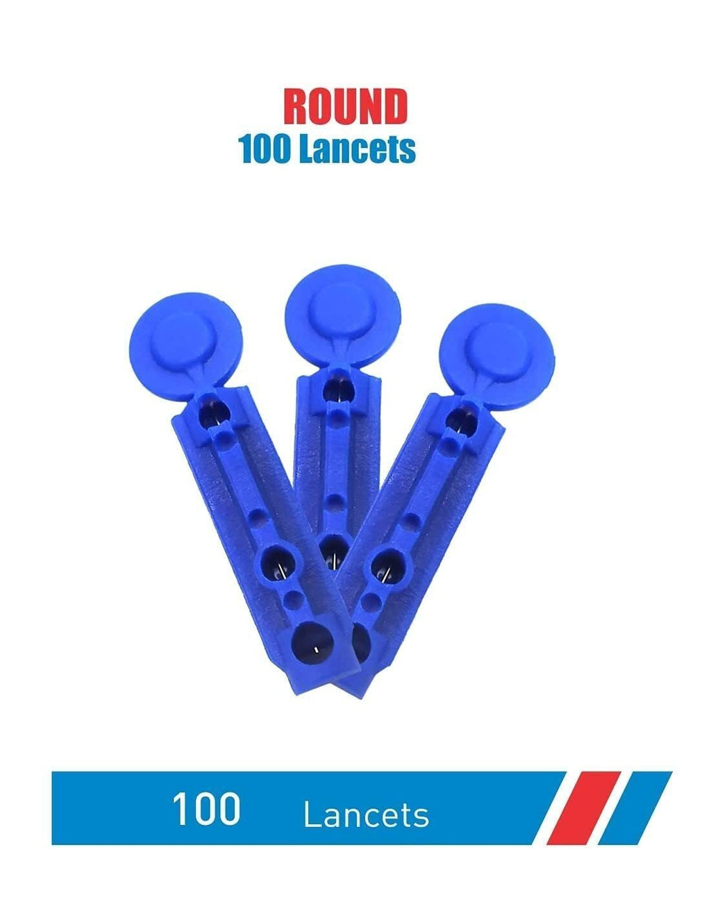 Blood Lancets 100 Round Needles Pack of 400 H845739