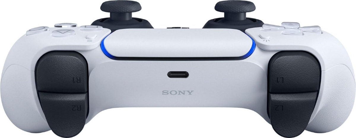 White PlayStation 5 Slim Disc 2TB SSD Console Bundle with Dual-Controller Charger L853