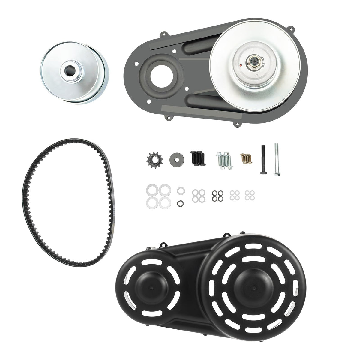 40 Series Torque Converter Kit, 3/4 Inch Driver 10 Tooth and 12 Tooth Chain Drive L788