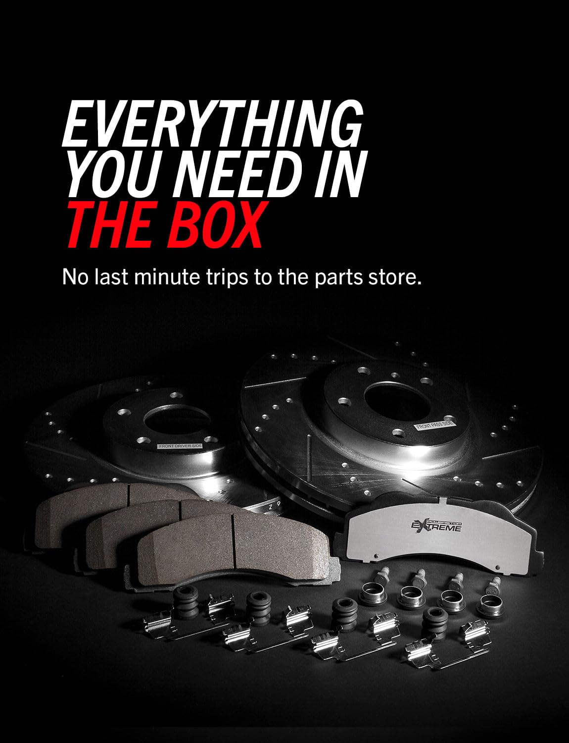Brake Pad & Rotor Kit Front & Rear W8921