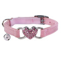 Pink Cat Collar with Safety Belt and Bell C828
