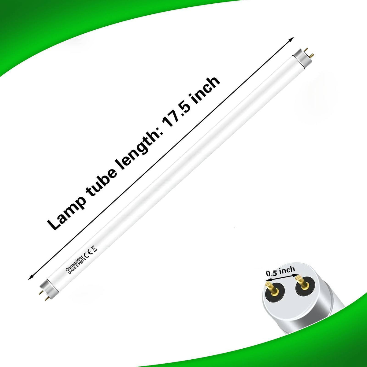18 Inch 15 Watt UVB 10.0 Fluorescent Reptile Light Fixture Kit Q34914