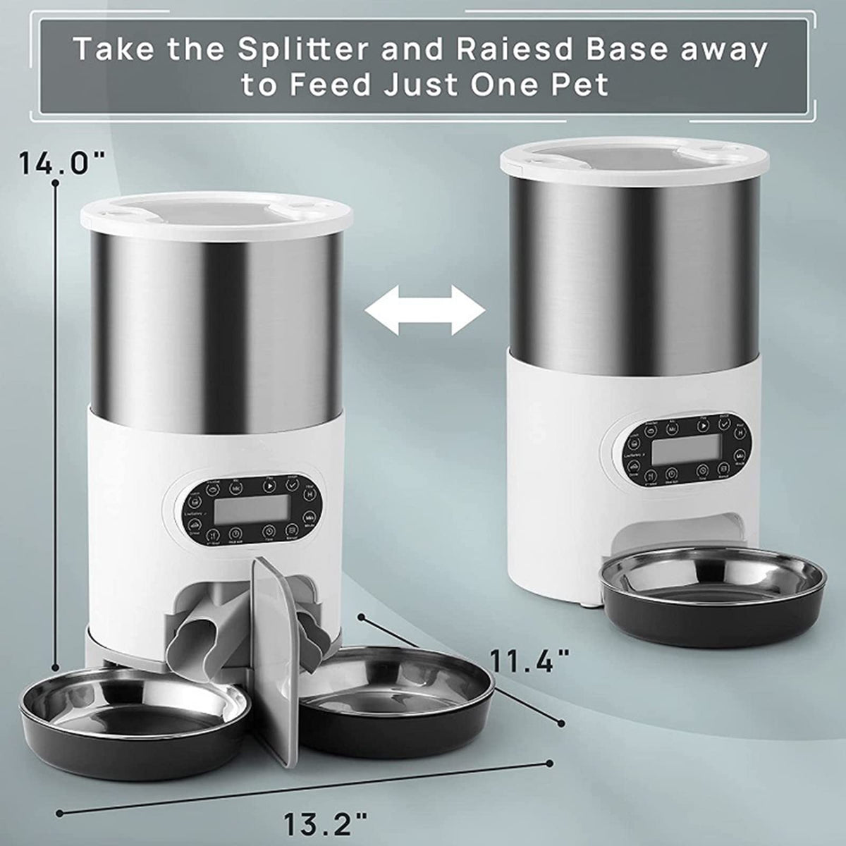 Automatic Cat Feeder 3L/4.5L Programmable A36023