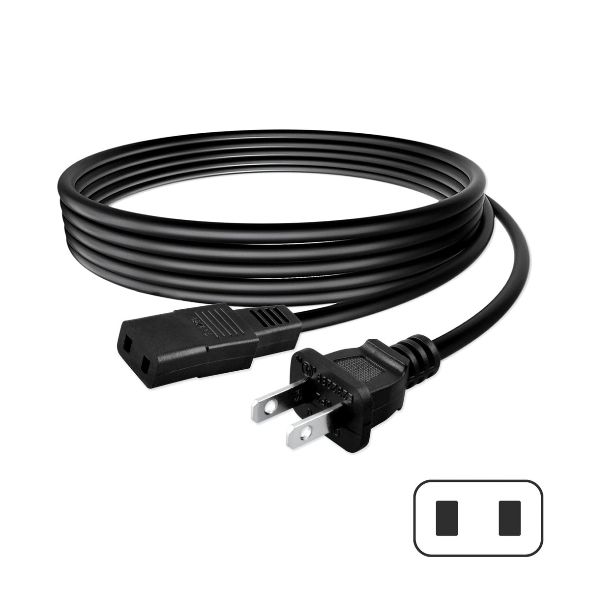 AC Power Cord Charging Cable 110V - 240V Household Cord J544