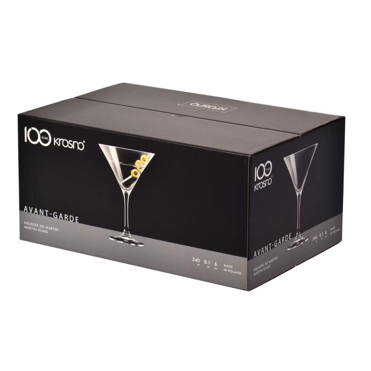Martini Glasses Set of 6, 5.1 oz E94193