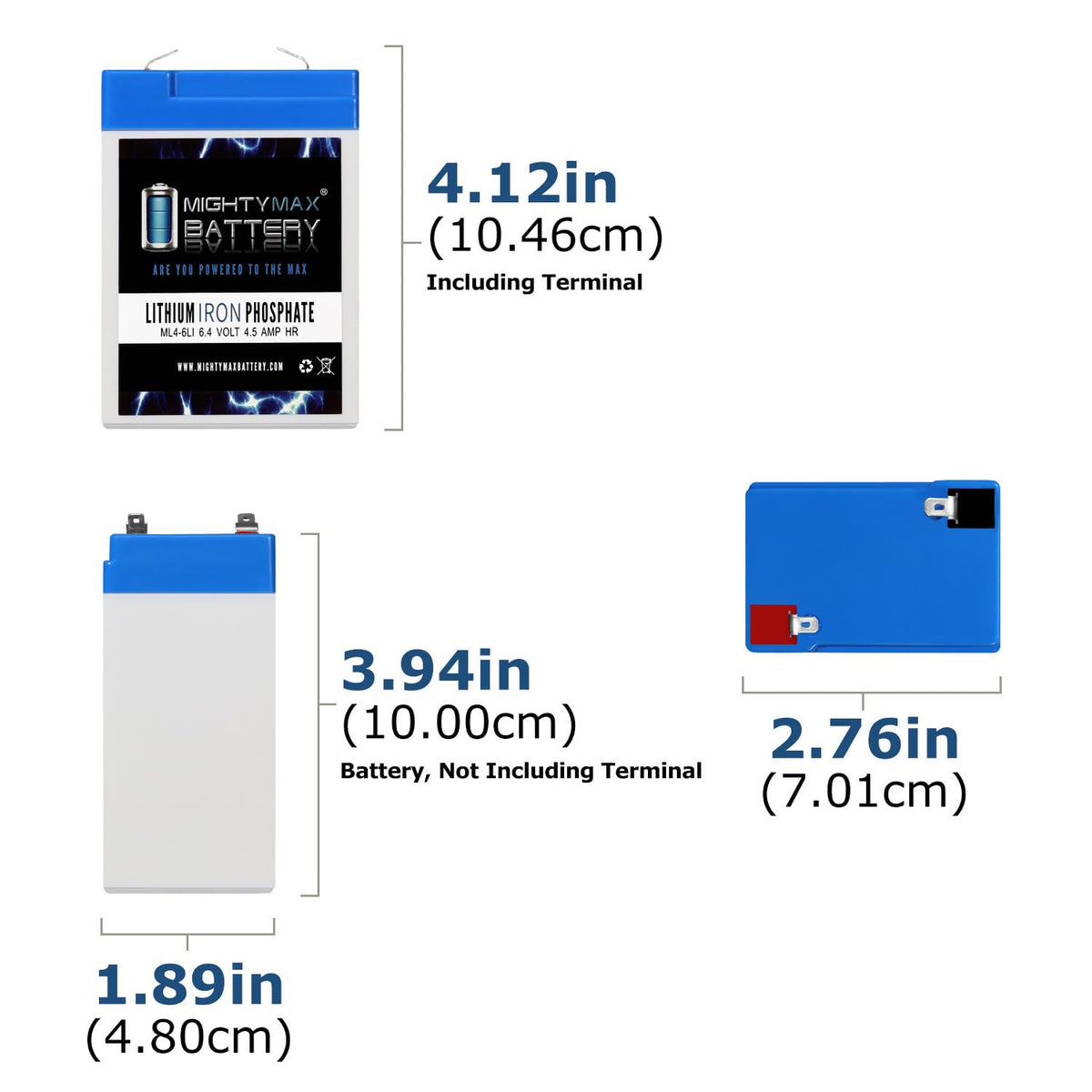 6V 4.5AH Lithium Replacement Battery W872235