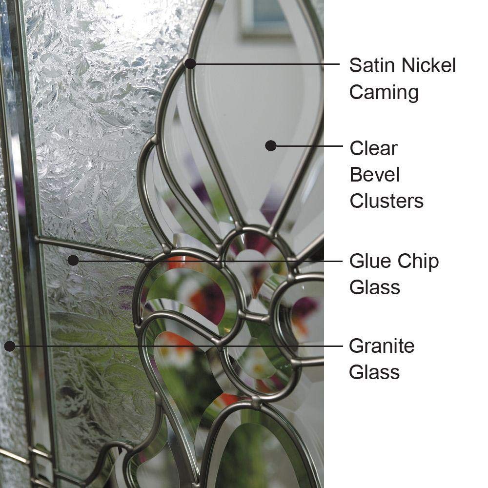 Steel Left Hand In-Swing Exterior Prehung Door 64 inch x 80 inch C3498