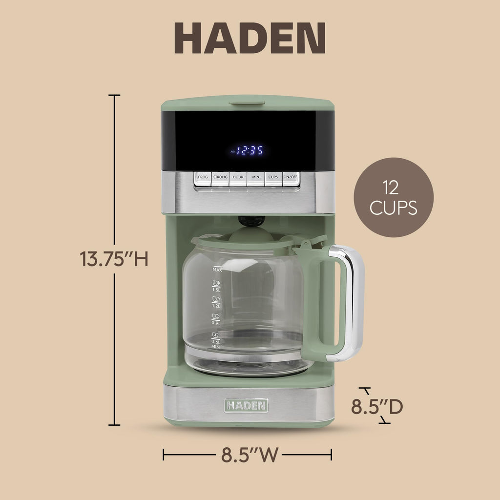 12 Cup Programmable Drip Coffee Maker P6247