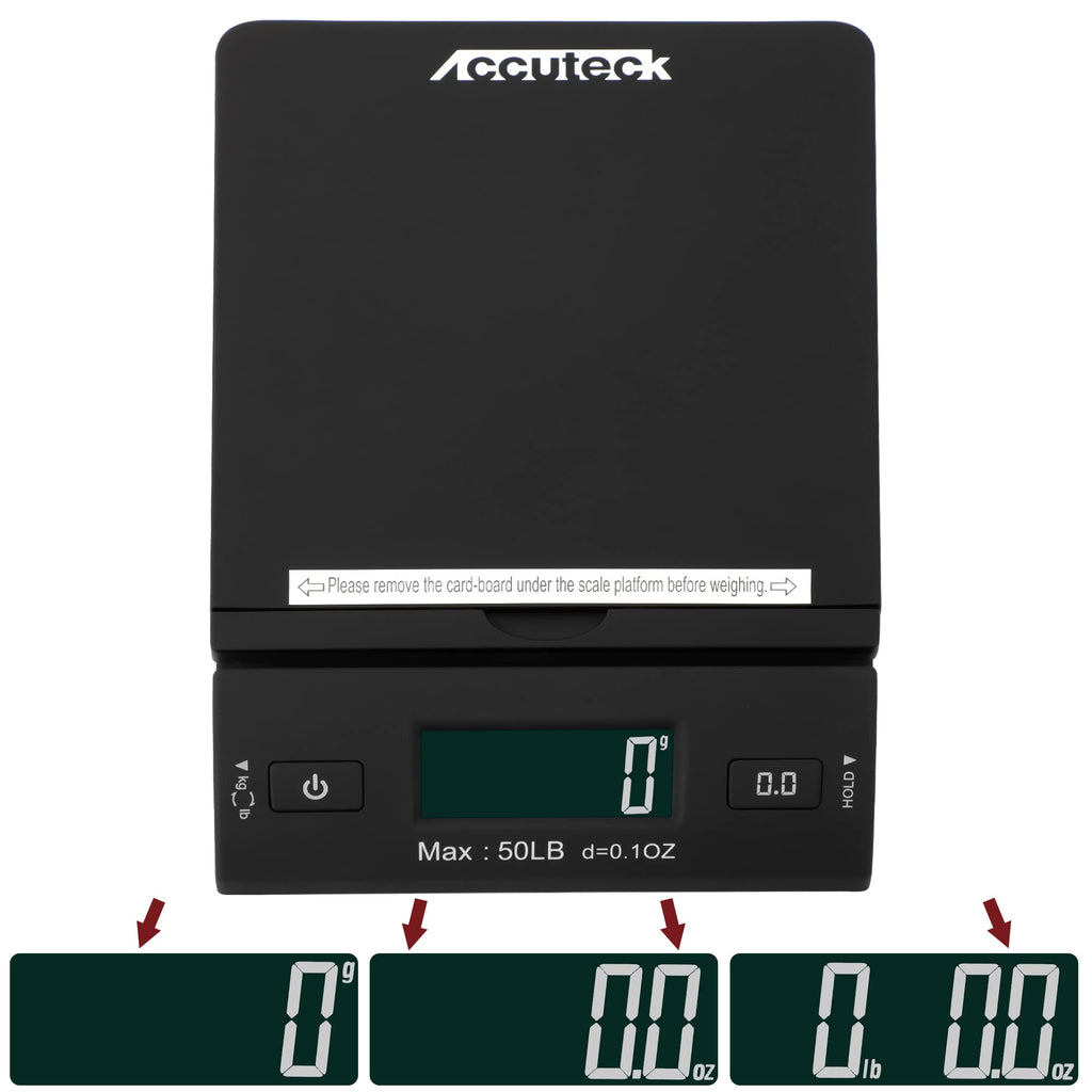50 lb Black Digital Shipping Postal Scale C813933