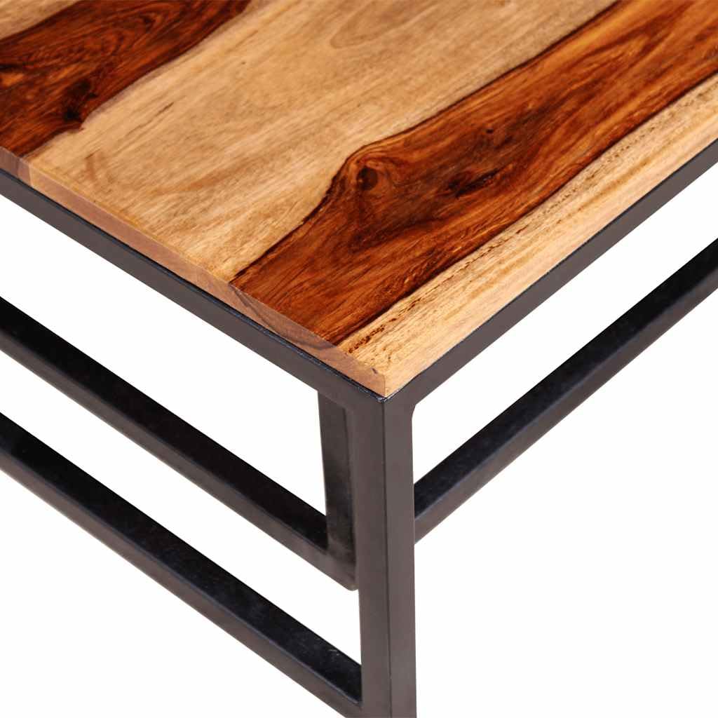 Solid Acacia Wood Nesting Coffee Table Set of 2 W57223
