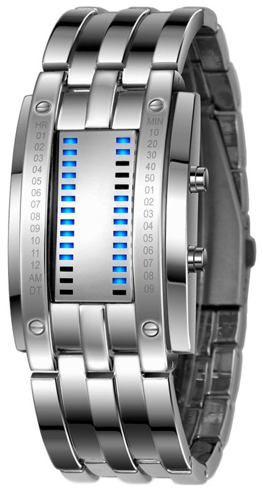Mens Blue LED Digital Watch J300