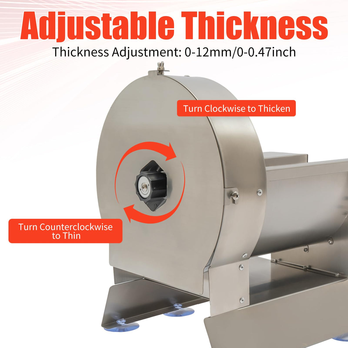 Electric Vegetable Slicer 2 IN 1 0-12mm Thickness Adjustable U360039