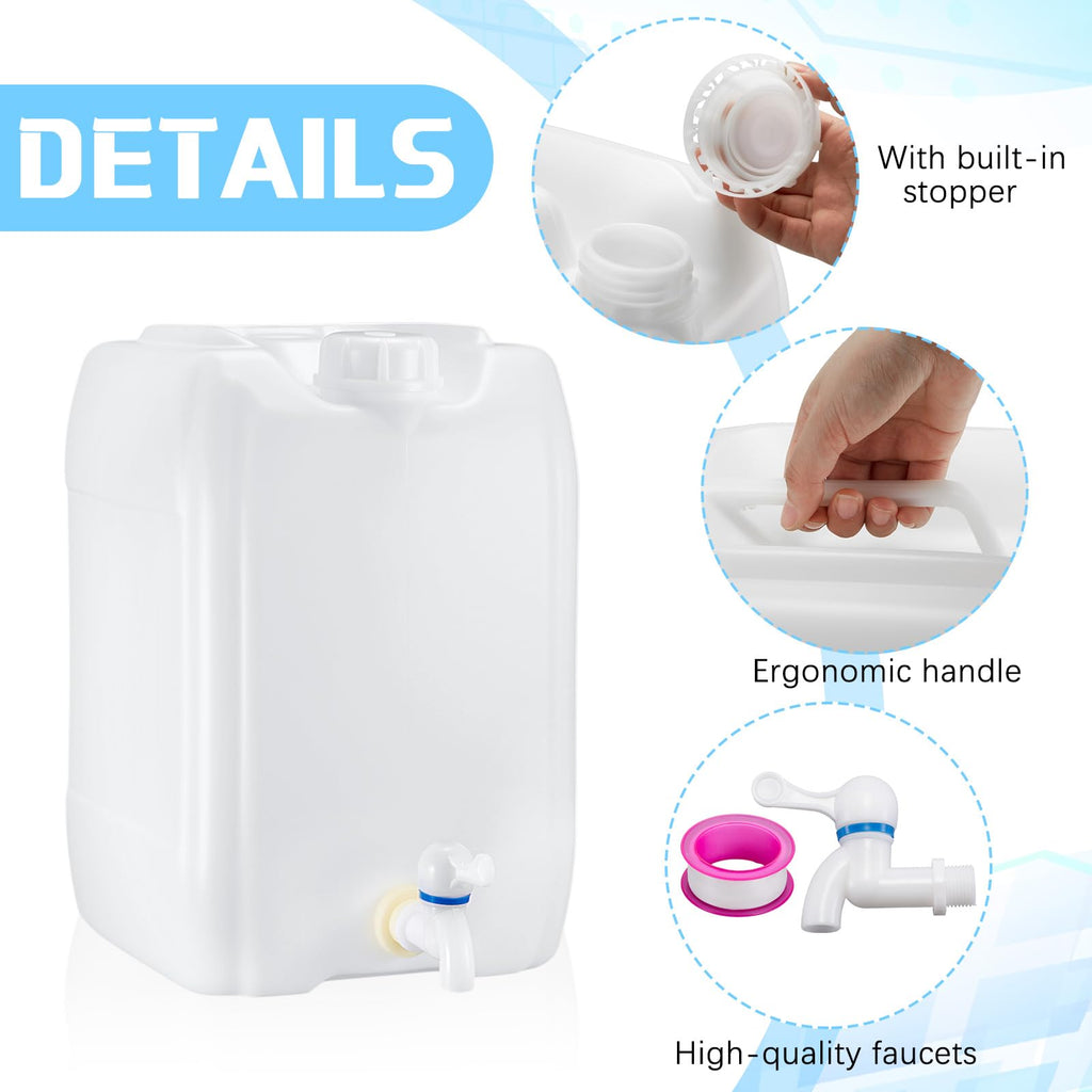 5.3 Gallon Plastic Water Dispenser with Spigot F95247
