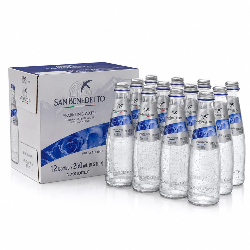 Sparkling Mineral Water 250 mL Glass Bottles 12 Count G4272