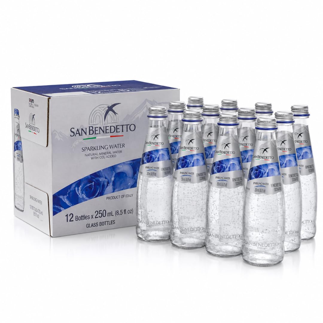 Sparkling Mineral Water 250 mL Glass Bottles 12 Count G4272