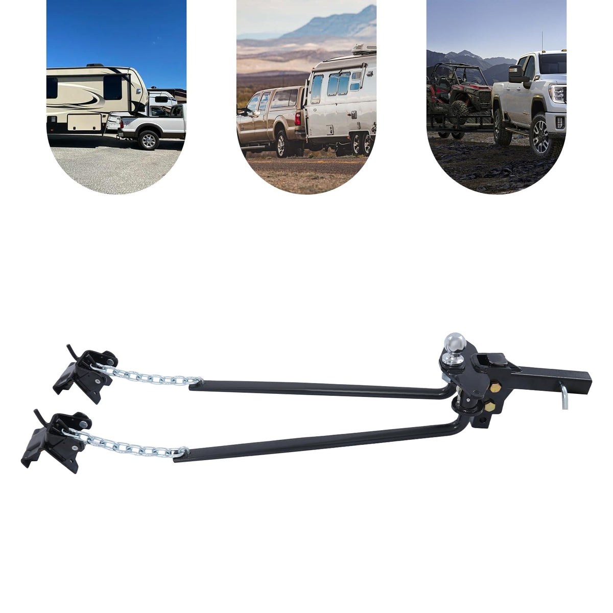 14000Lbs Weight Distribution Hitch with Sway Control L399881