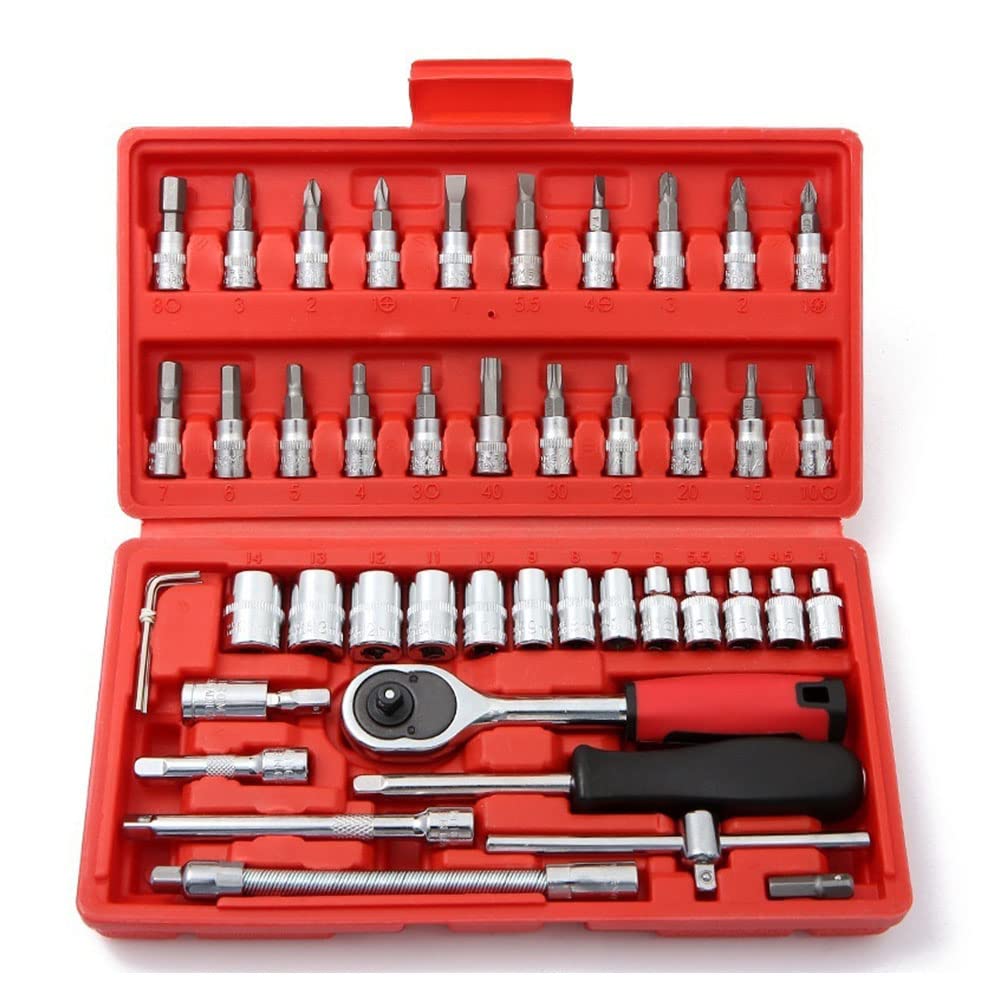 1/4 in. Drive Ratchet Socket Wrench Set J364