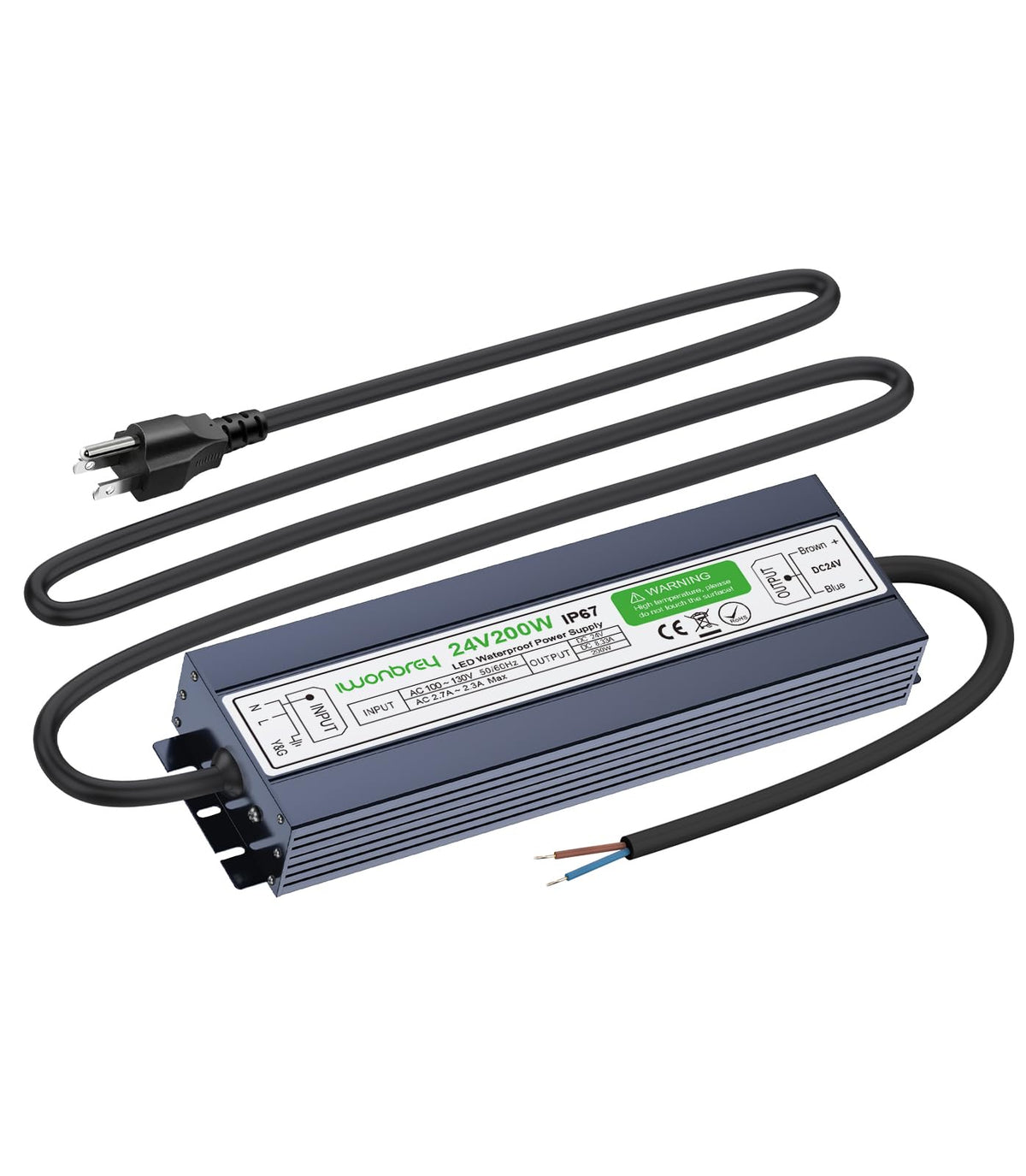 200 Watts 24V DC Waterproof IP67 LED Driver Power Supply G56470