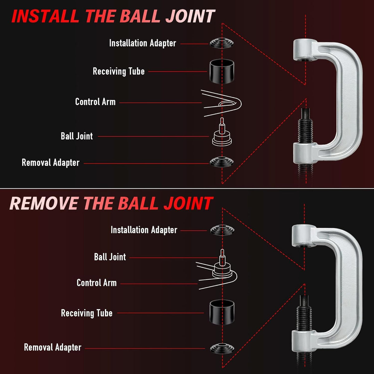 23PC Ball Joint Press Kit V7788