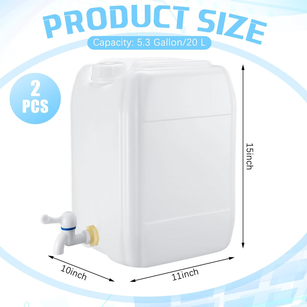 5.3 Gallon Plastic Water Dispenser with Spigot F95247