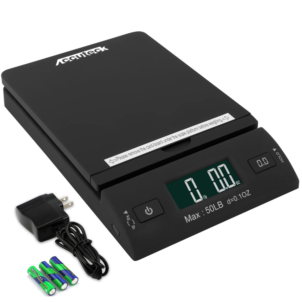 50 lb Black Digital Shipping Postal Scale C813933