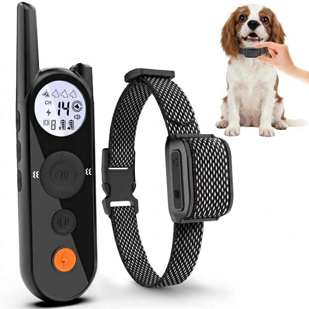 Wireless Dog Fence Up to 3500ft Waterproof Rechargeable Pet Containment System U39448