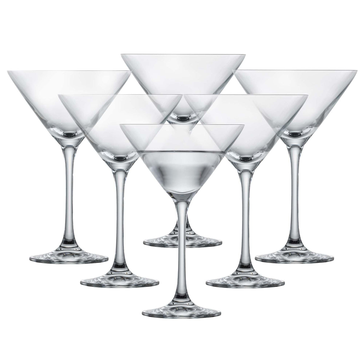 Martini Glass Set of 6 Dishwasher-Safe Tritan Crystal 8.5 Ounce O509