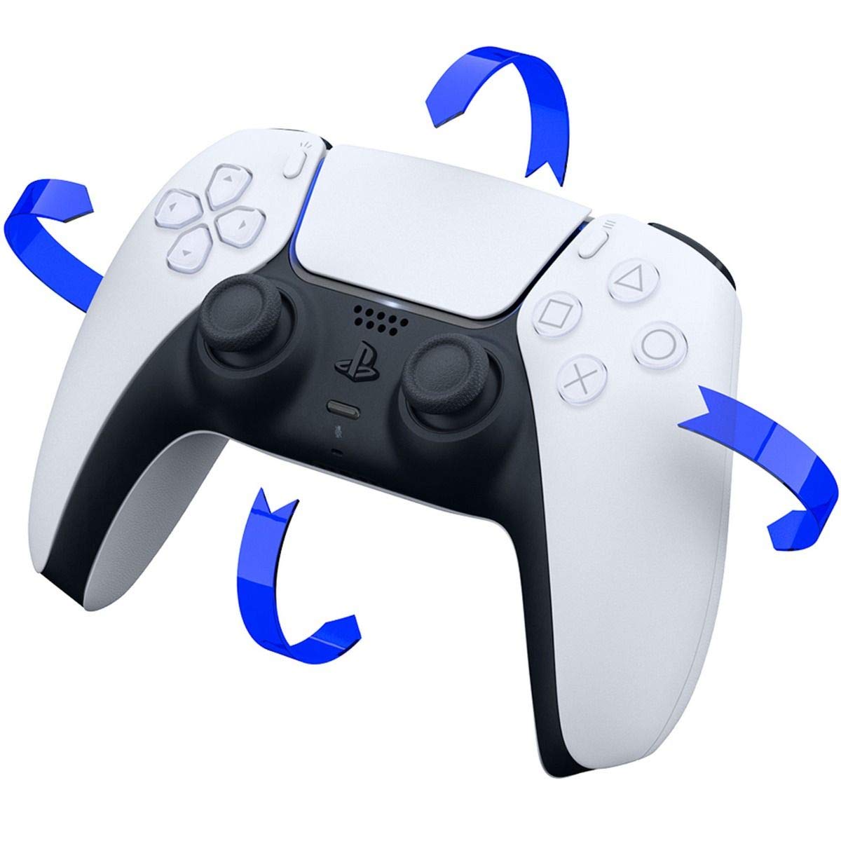 White PlayStation 5 Slim Disc 2TB SSD Console Bundle with Dual-Controller Charger L853