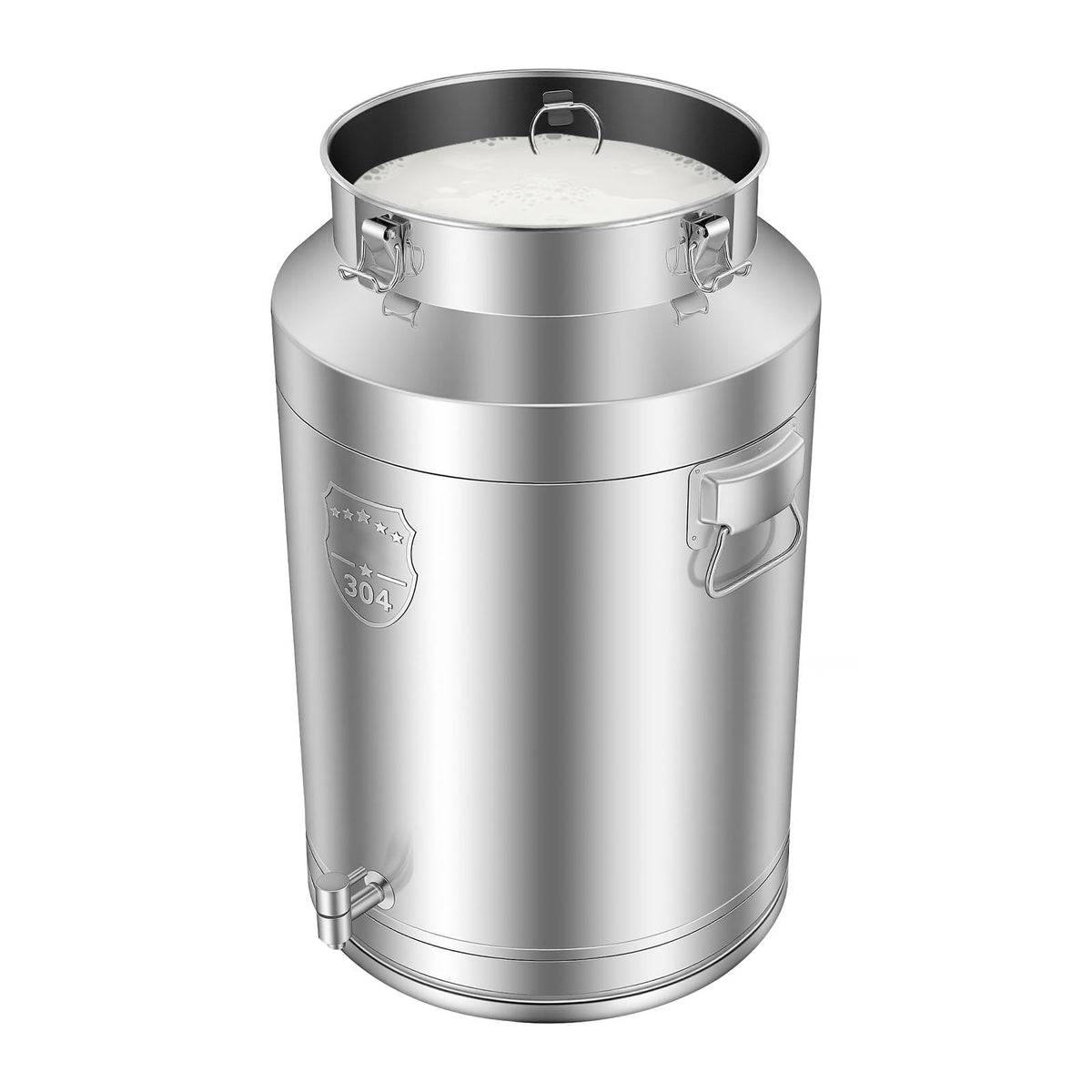 304 Stainless Steel 76L Sealed Bucket with Faucet B6623