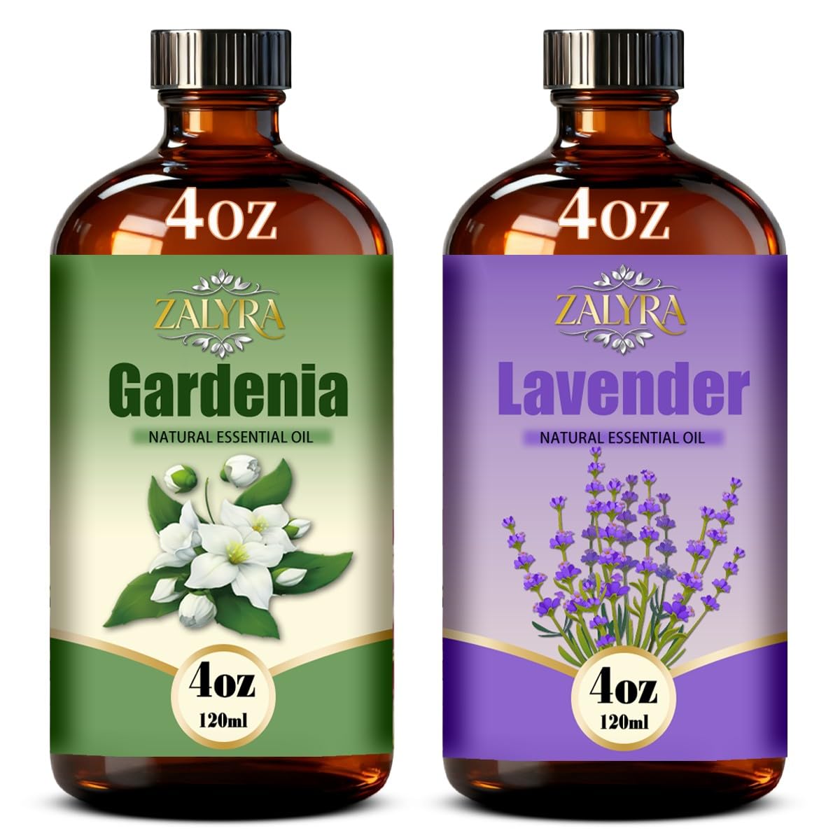 Gardenia & Lavender Essential Oil 4 Fl Oz + 0.33 Fl Oz S549751
