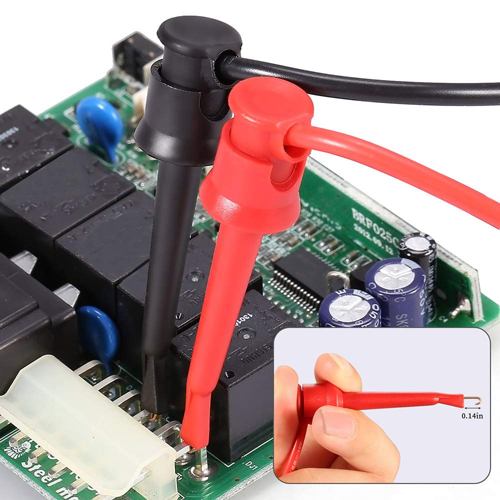 25-Piece Multimeter Leads Kit with Probes, Alligator Clips, Test Hooks and Back Probe Pins E59709