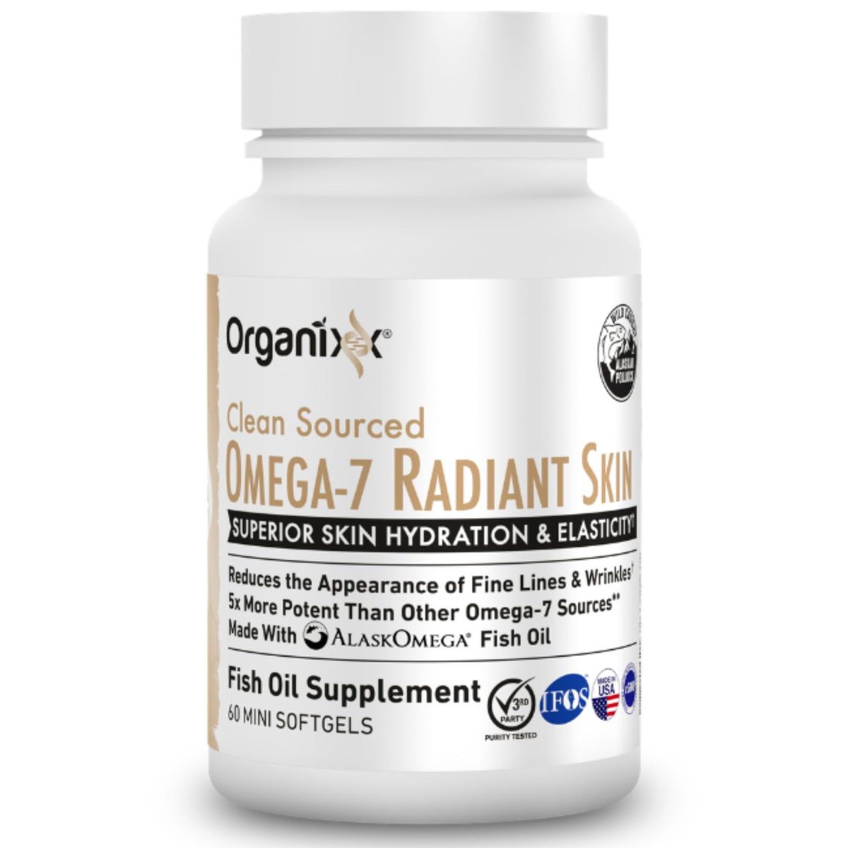 Omega 7 Palmitoleic Acid 60 Softgels F3029