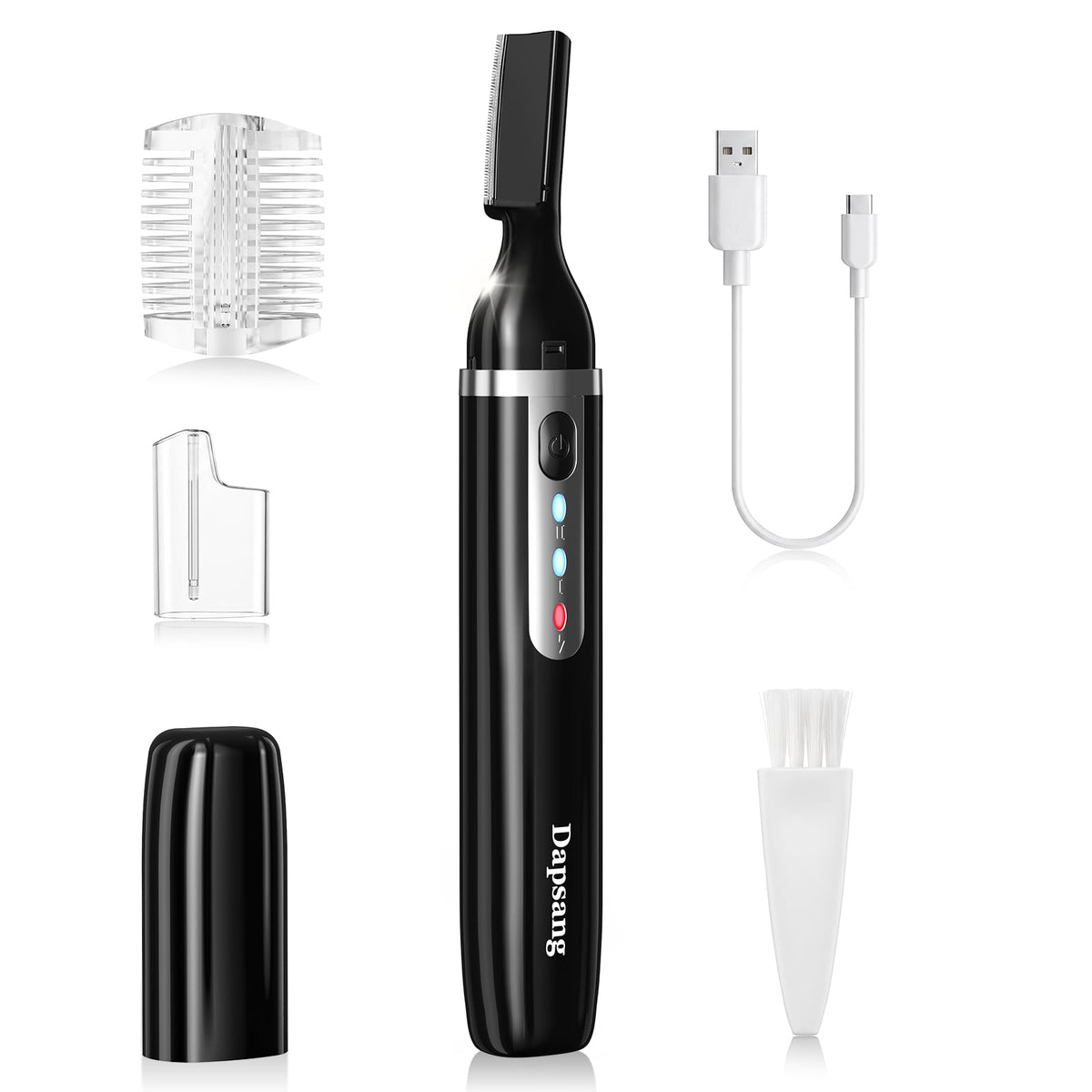 Electric Rechargeable Eyebrow Trimmer with Rinseable Blade Y925457