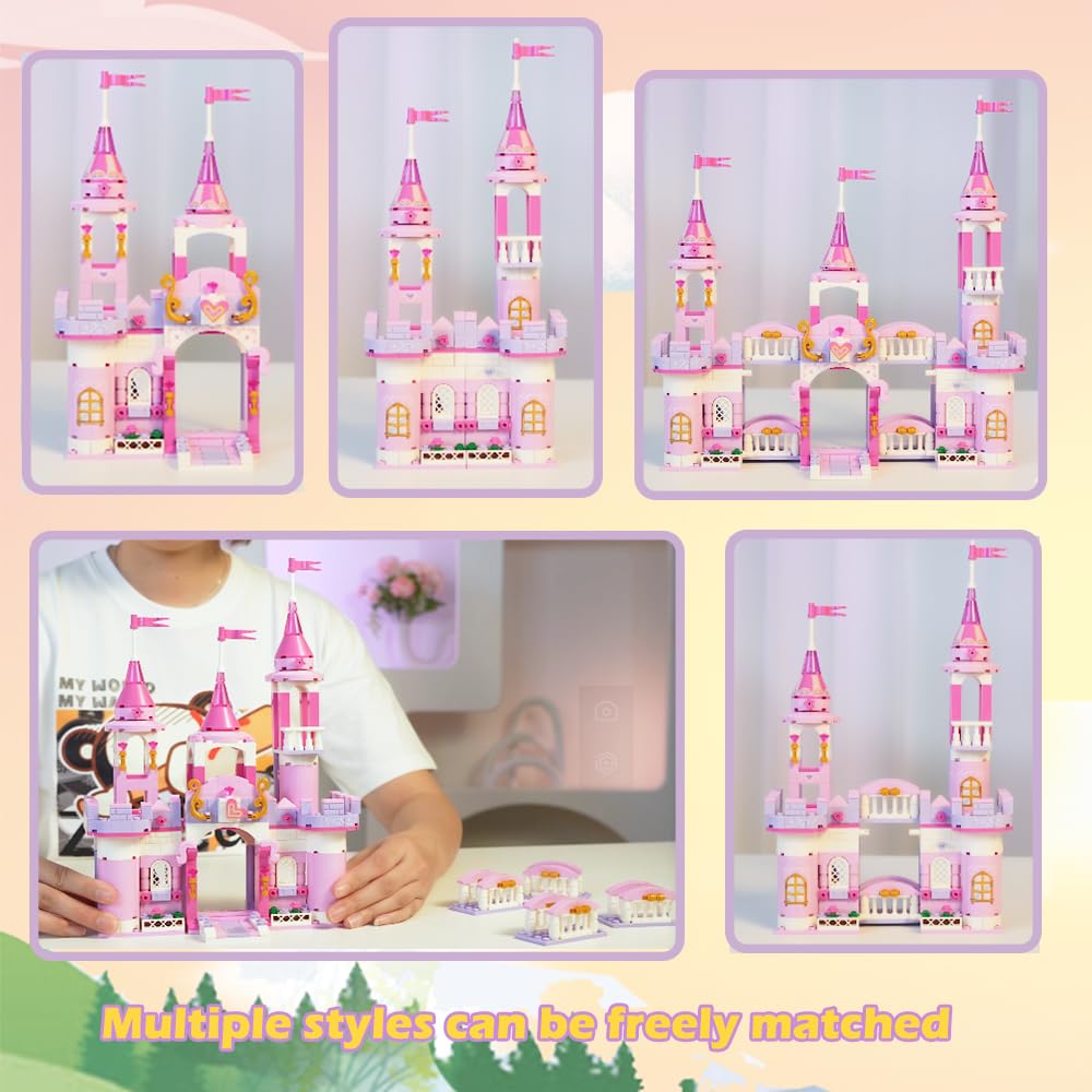 541 Pieces Multi Shaped Castle Building Blocks J1525