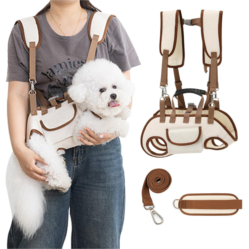Breathable Detachable Dog Carrier Backpack with Adjustable Straps Z6974