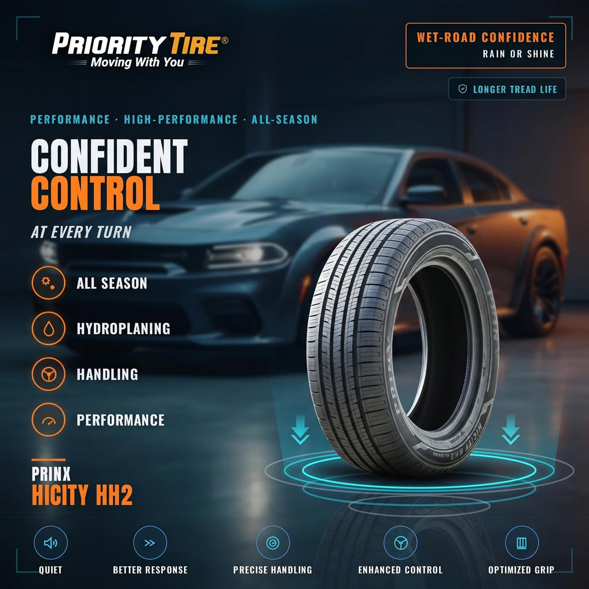 All Season 205/65R15 99H XL Passenger Tire T51206