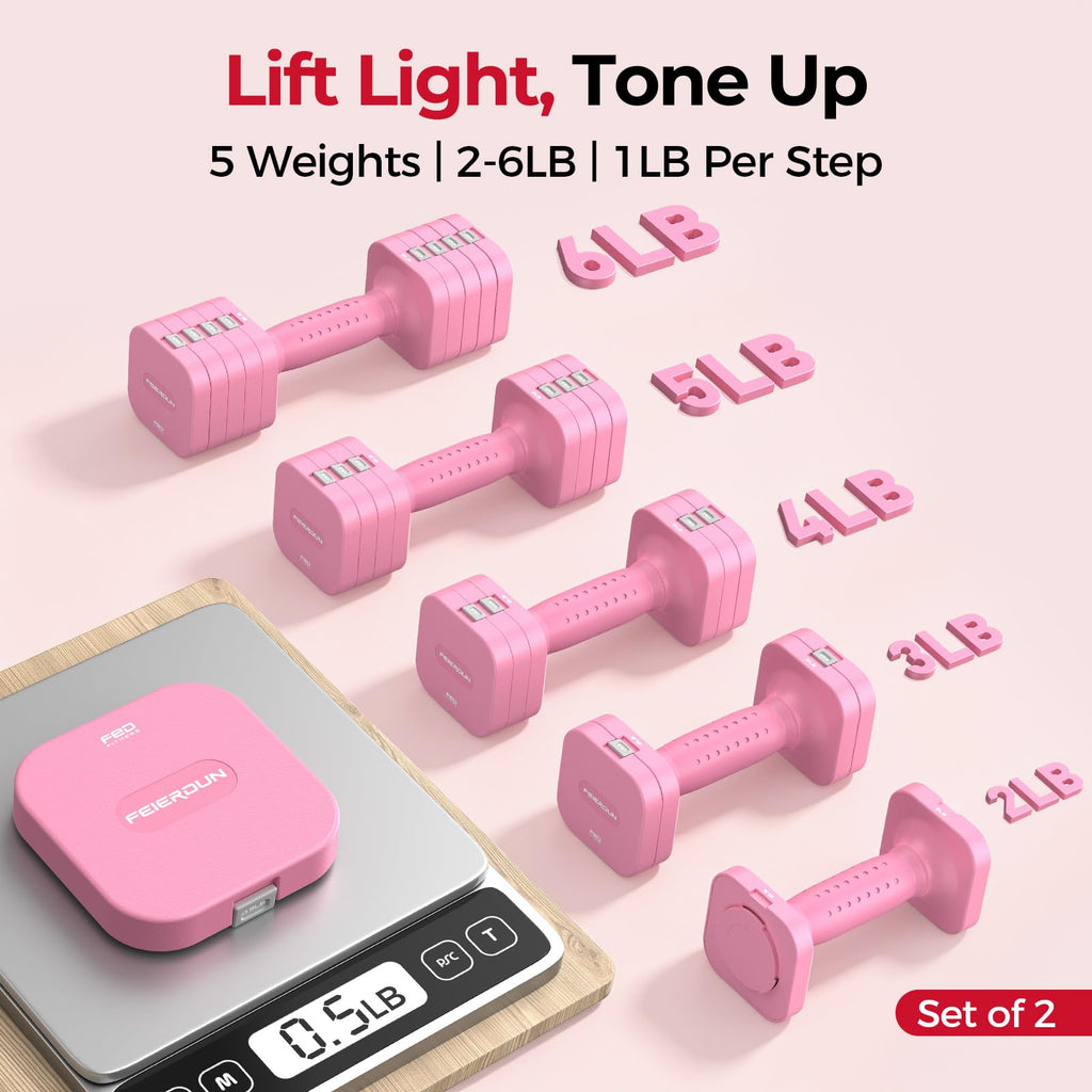 5-in-1 Adjustable Dumbbell Set X975690