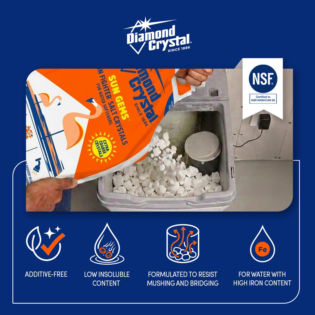 2 Pack Water Softener Salt, 40 Pounds X939