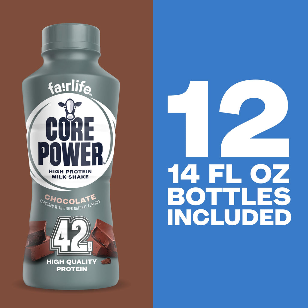 Chocolate High Protein Shake 42g 14oz 12 Pack U53991