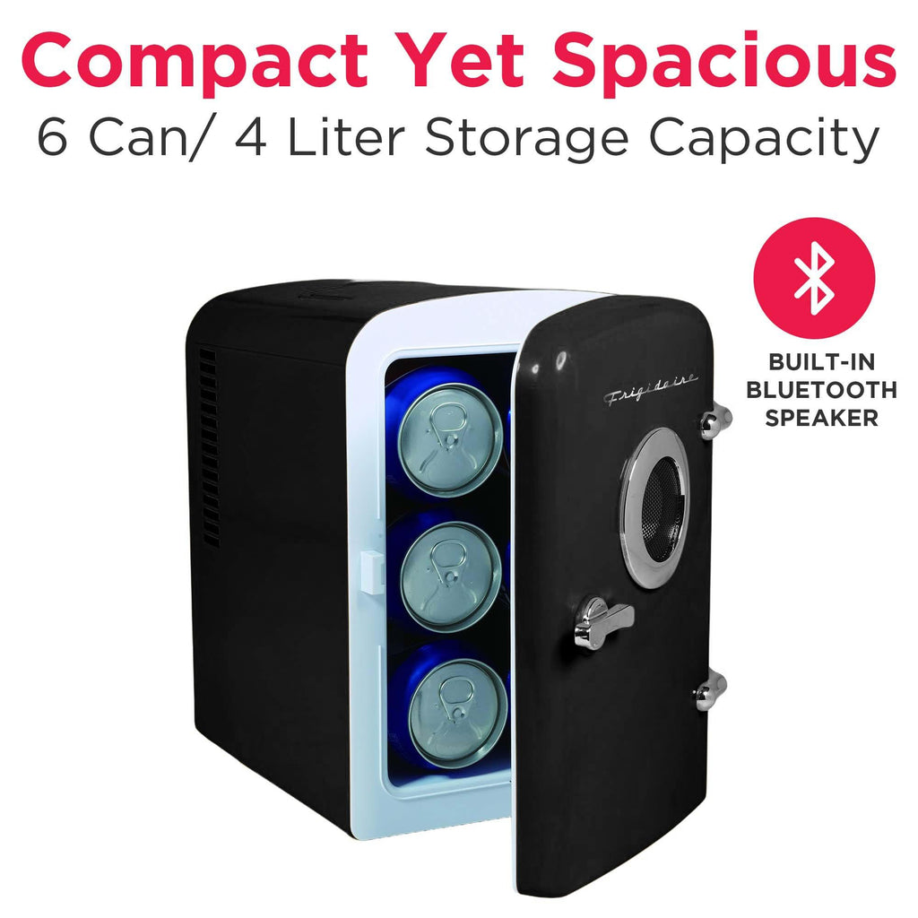 6 Can Retro Mini Portable Personal Fridge/Cooler F4353