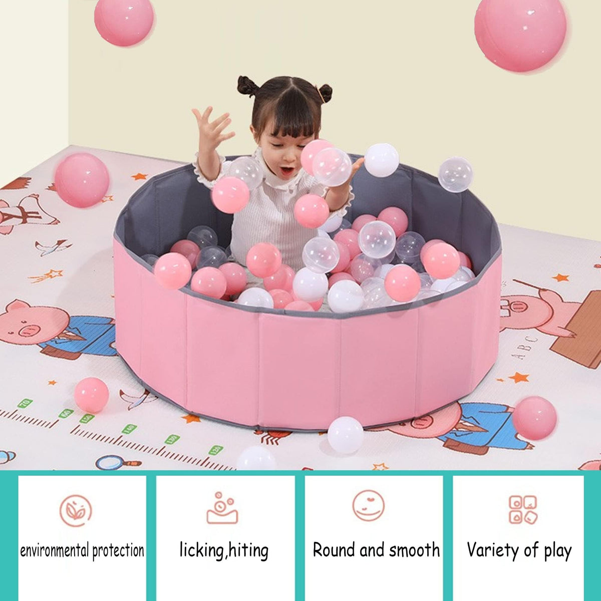2.2" Phthalate Free Bpa Free Plastic Ball Pits Balls L88675