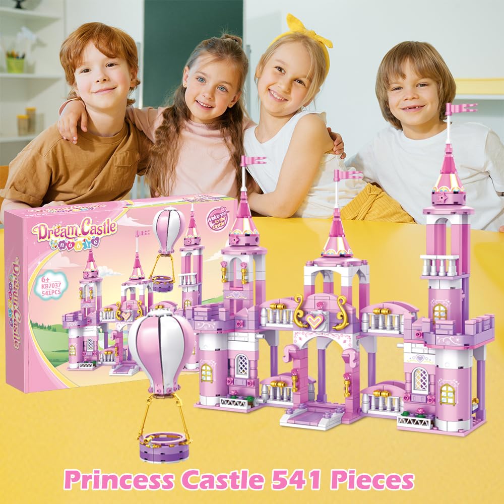 541 Pieces Multi Shaped Castle Building Blocks J1525