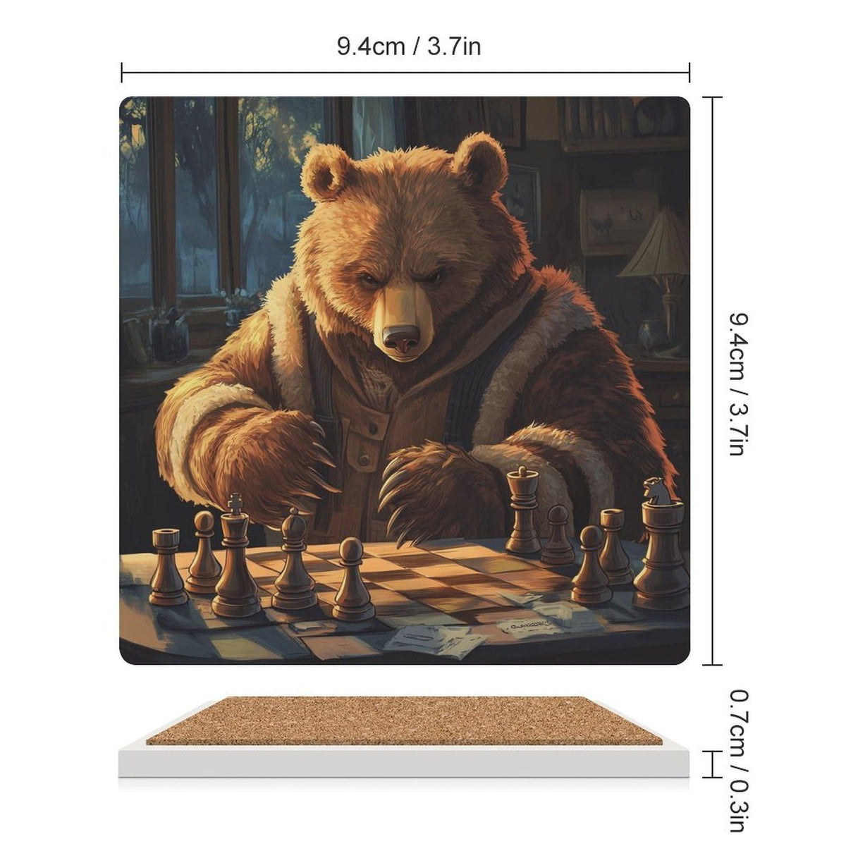 Ceramic Coasters Set W84548