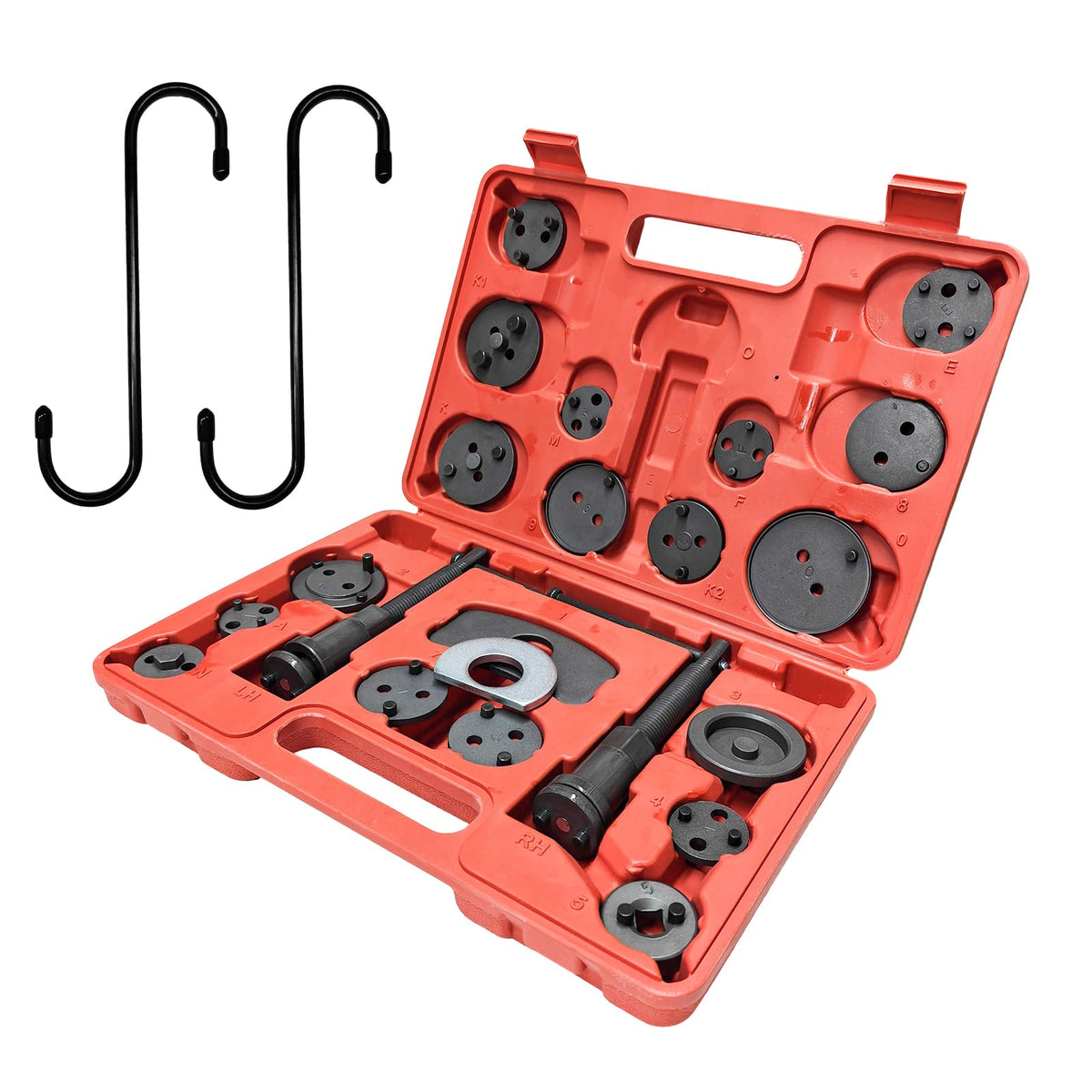 Brake Caliper Wind Back Tool Set with Disc Adapters F121